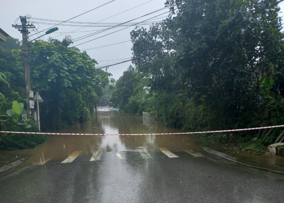 Từ ngày 23 đến sáng ngày 24/5 tại các địa phương của tỉnh Yên Bái có mưa vừa, mưa to, có nơi mưa rất to. (Ảnh: TTXVN phát)