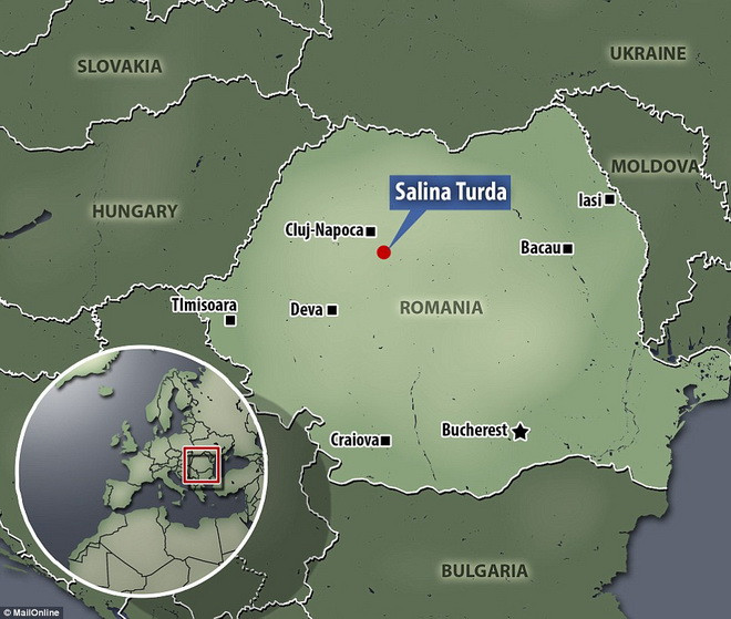 Vị trí của mỏ muối