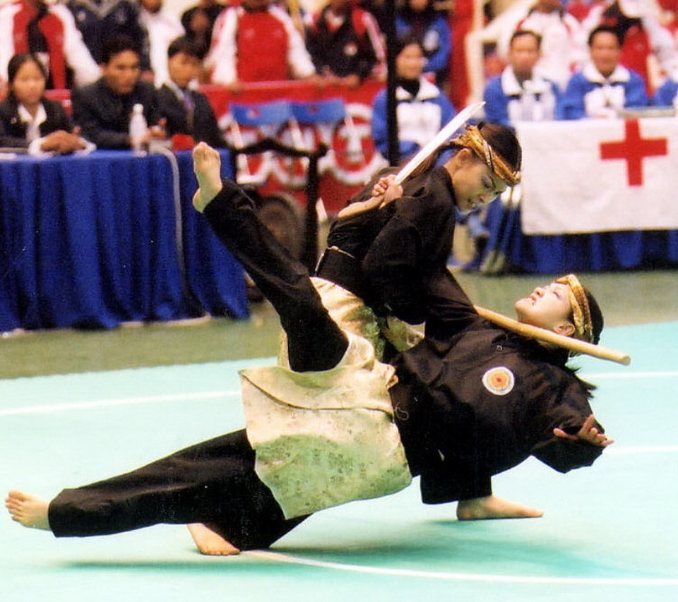 Đội tuyến Pencak Silat Việt Nam luôn giữ được vị trí hàng đầu của Pencak Silat khu vực cũng như châu lục và thế giới. (Ảnh: Quang Hải/TTXVN)