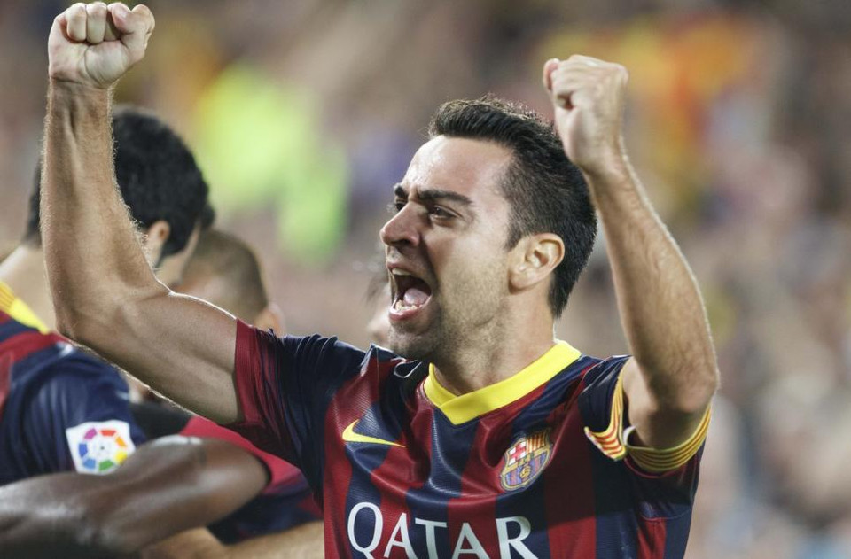 Xavi Hernandez của Barcelona.