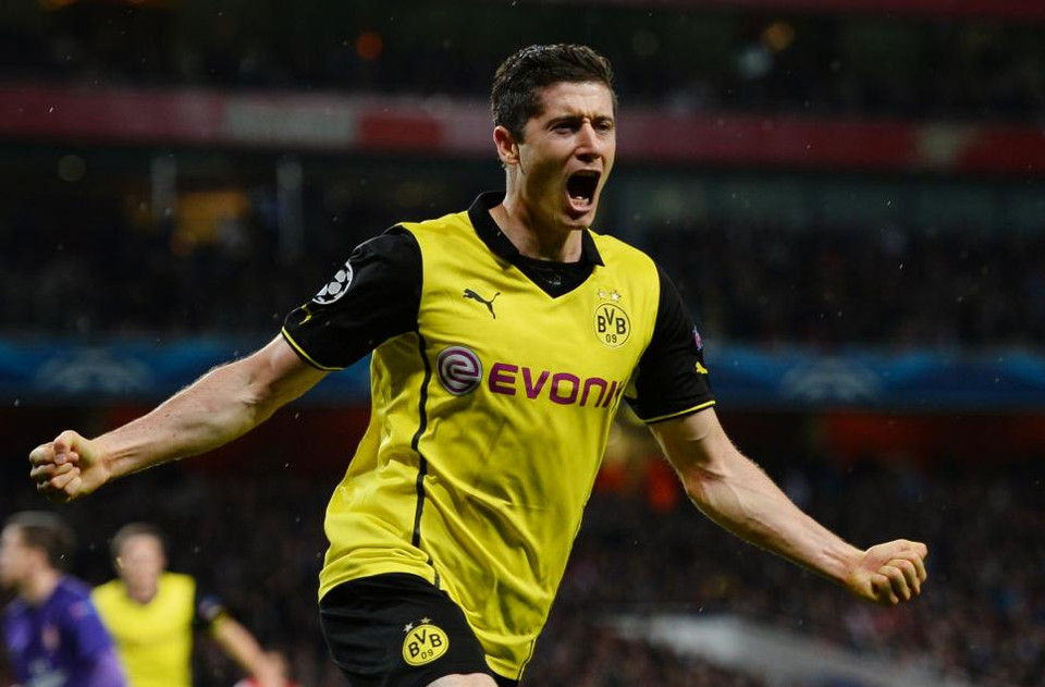 Robert Lewandowski của Borrusia Dortmund.