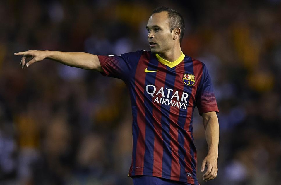 Andre Iniesta của Barcelona.