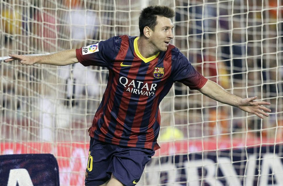 Lionel Messi của Barcelona.