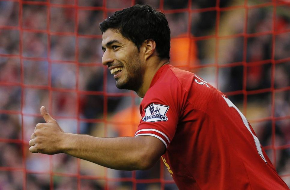 Luis Suarez của Liverpool.