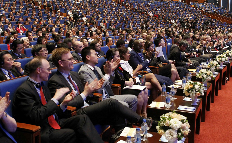 Các đại biểu dự Phiên toàn thể. (Ảnh: TTXVN)