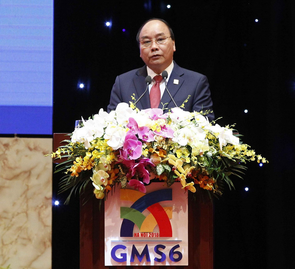 Thủ tướng Nguyễn Xuân Phúc phát biểu. (Ảnh: TTXVN)