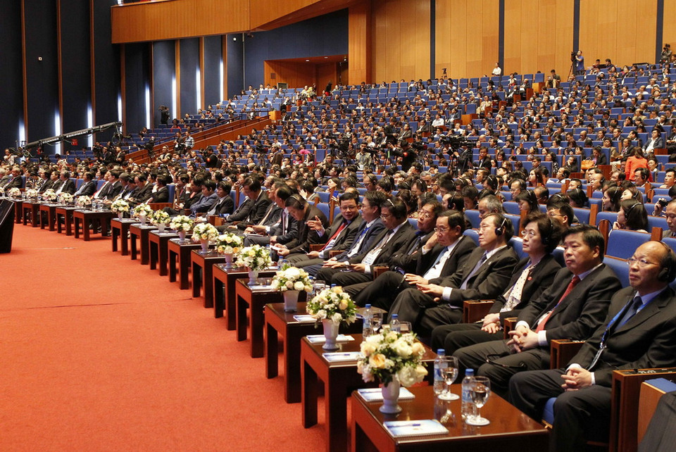 Các đại biểu dự Phiên toàn thể. (Ảnh: TTXVN)