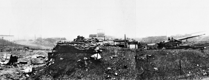 Căn cứ Tân Lâm bị tiêu diệt, ngày 2/4/1972. (Ảnh: Đoàn Công Tính/TTXVN phát)