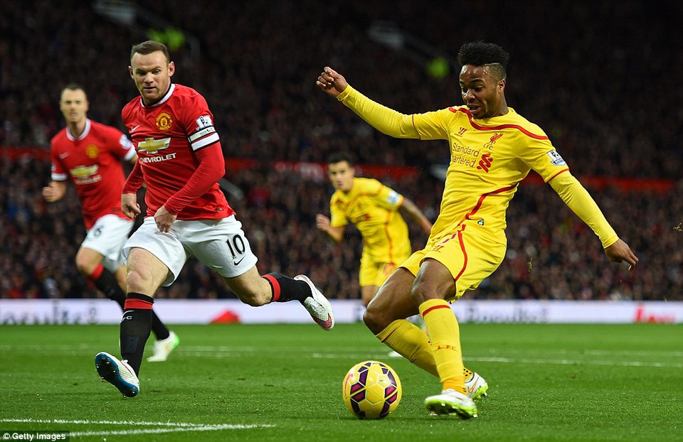 Sterling giúp Liverpool có thế trận tốt hơn thời gian đầu trận đấu.