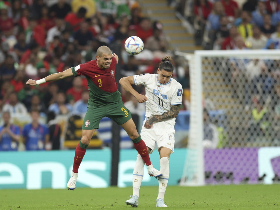 Trận 'đại chiến' Bồ Đào Nha-Uruguay diễn ra hấp dẫn... (Nguồn: AFP)