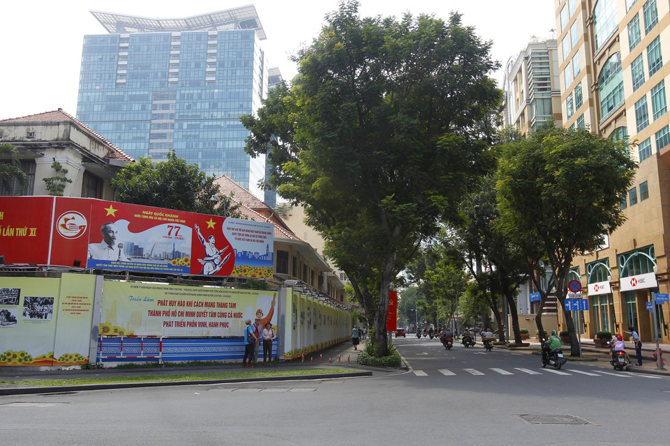  Đường Nguyễn Du, Quận 1, Thành phố Hồ Chí Minh. (Ảnh: Thanh Vũ/TTXVN)