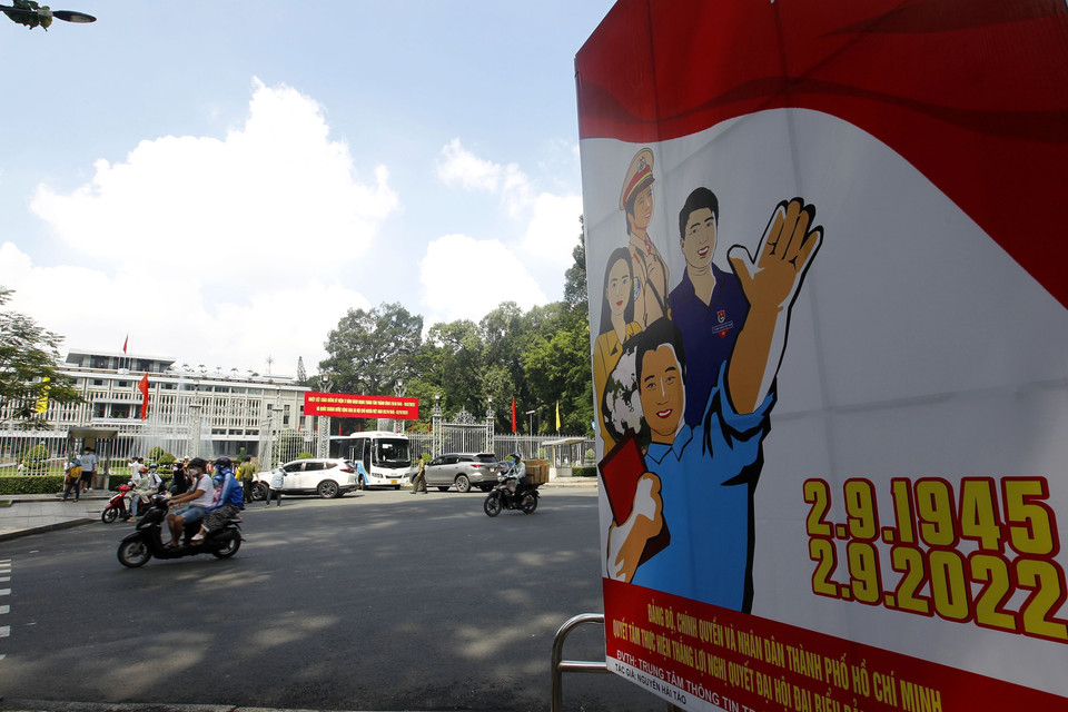 Đường Lê Duẩn-Nam Kỳ Khởi Nghĩa, Quận 1. (Ảnh: Thanh Vũ/TTXVN)