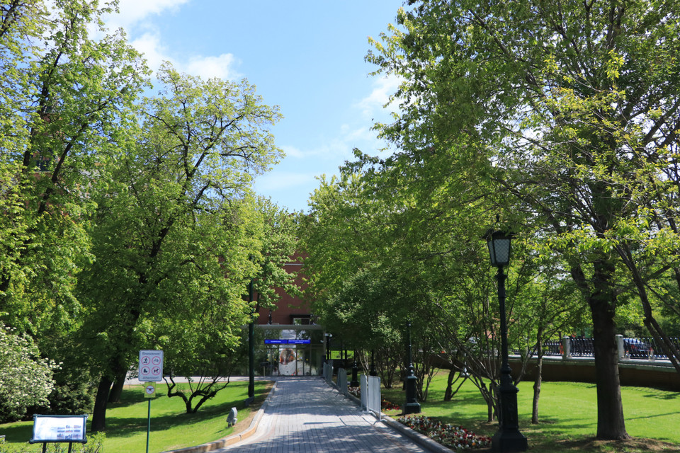 Không gian xanh ở Moskva được kiểm soát nghiêm ngặt. (Ảnh: Hùng Võ/Vietnam+)