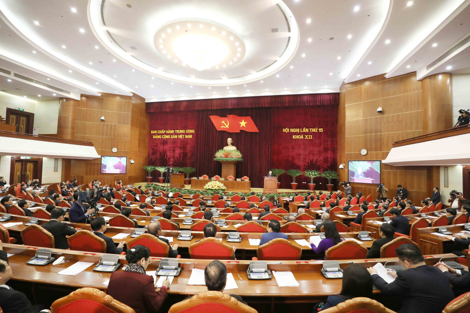 Toàn cảnh phiên bế mạc Hội nghị. (Ảnh: Phương Hoa/TTXVN)