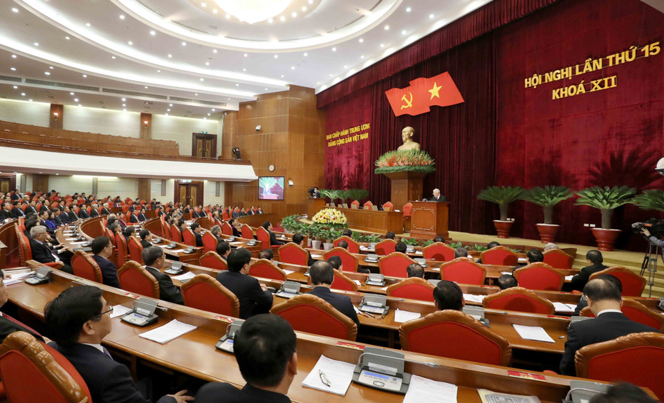 Toàn cảnh phiên bế mạc Hội nghị. (Ảnh: Phương Hoa/TTXVN)