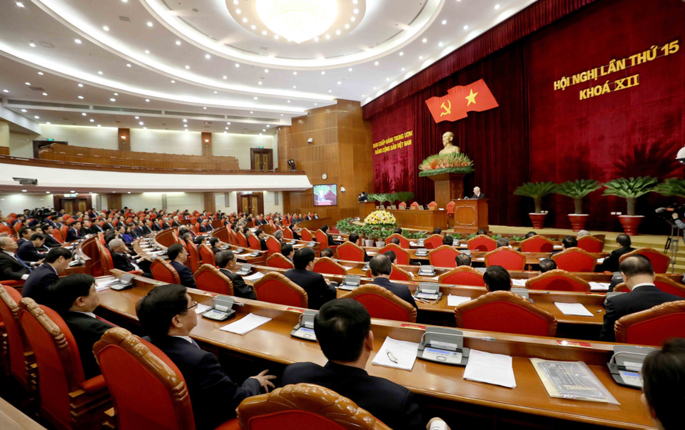 Toàn cảnh phiên bế mạc Hội nghị. (Ảnh: Phương Hoa/TTXVN)