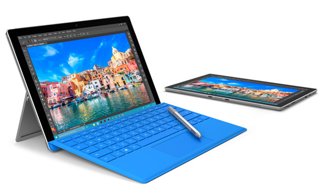 Chiếc máy tính Surface Pro 4 được tẩng bị vi xử lý Intel Core Skylake. (Nguồn: Microsoft)