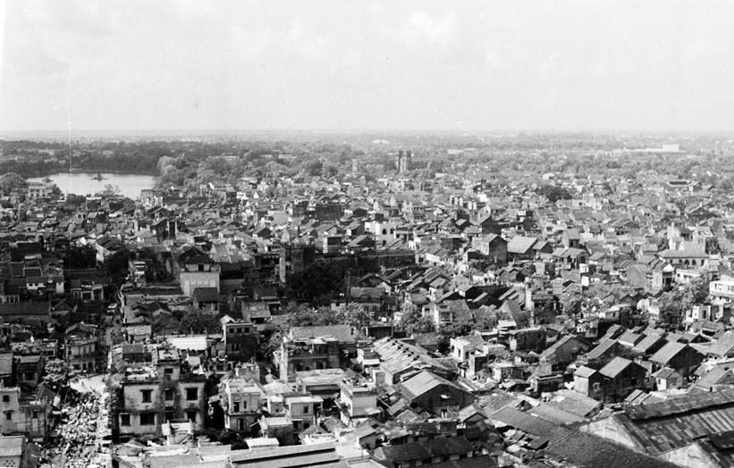 Trung tâm Hà Nội năm 1985. (Ảnh: Văn Bảo/TTXVN)