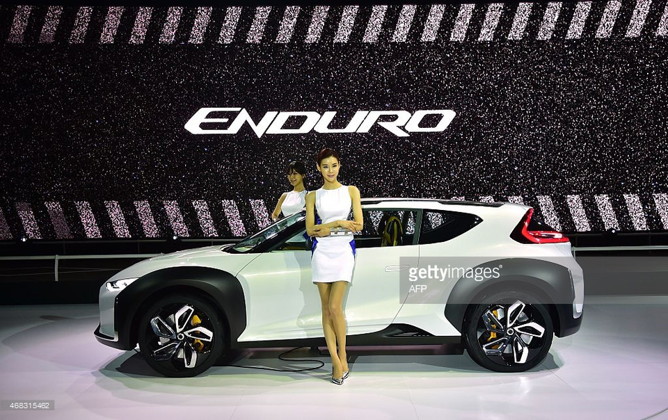 Hyundai Enduro - Xe SUV lai mô tô đua đường trường. (Nguồn: AFP/Getty Images)