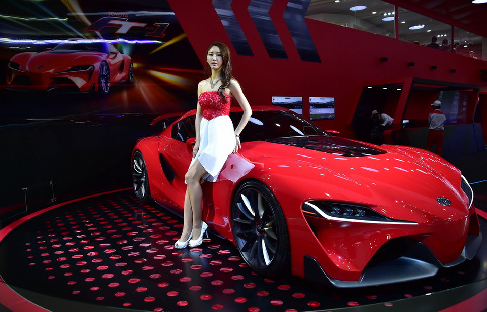 Mẫu xe thể thao mới của hãng Toyota. (Nguồn: AFP/TTXVN)