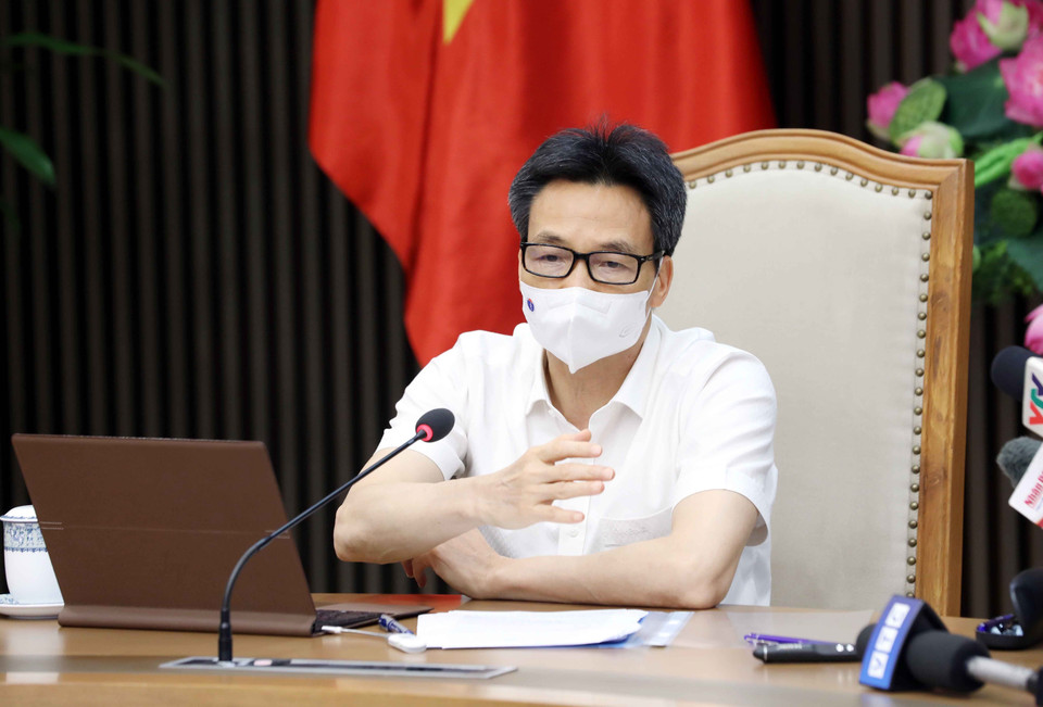 Phó Thủ tướng Chính phủ Vũ Đức Đam phát biểu chỉ đạo. (Ảnh: Phạm Kiên/TTXVN)