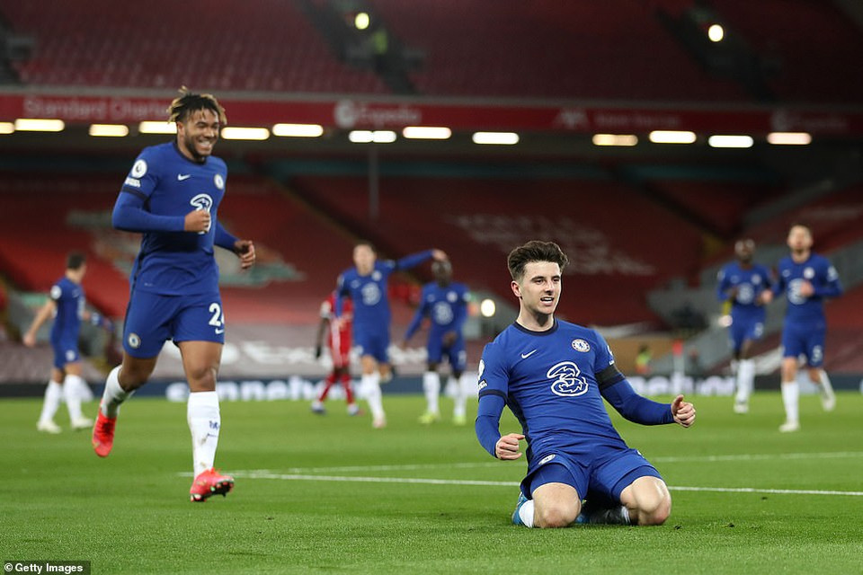 Chelsea khiến Liverpool tiếp tục nhận thất bại ngay trên sân nhà tại Premier League bằng chiến thắng 1-0. (Nguồn: Getty Images)