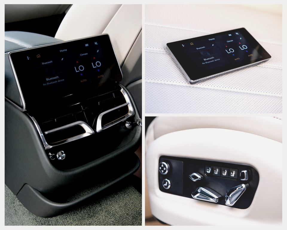 Về mặt tiện ích, xe được trang bị hệ thống âm thanh 10 loa công suất 650W và đèn viền nội thất. Các chức năng khác có thể kể đến như: Ghế có lỗ thông hơi, massage, chỉnh điện đa hướng/nhớ vị trí, màn hình cảm ứng rời… (Ảnh nguồn: Bentley)