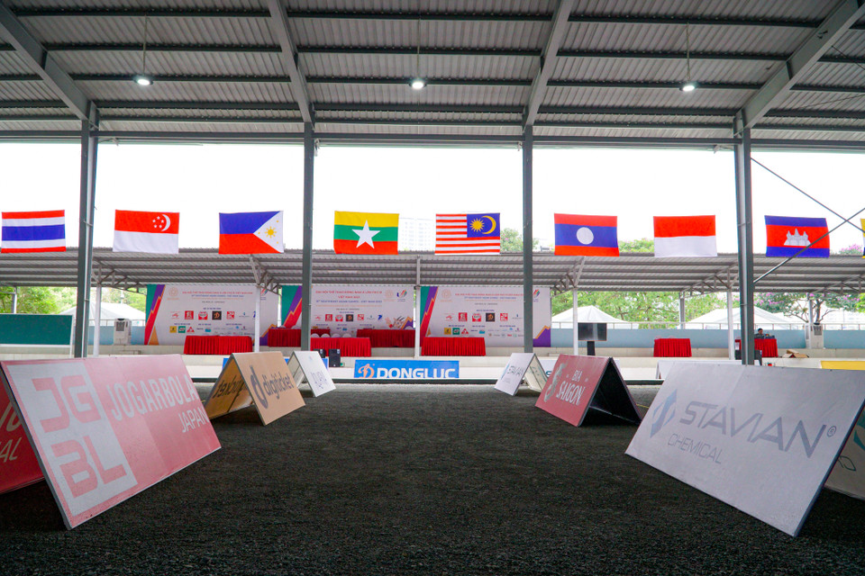 Môn bi sắt của SEA Games 31 sẽ tranh tài tại Trung tâm Huấn luyện và thi đấu thể thao Hà Nội từ 13 tới 19/5. (Ảnh: Minh Hiếu/Vietnam+)