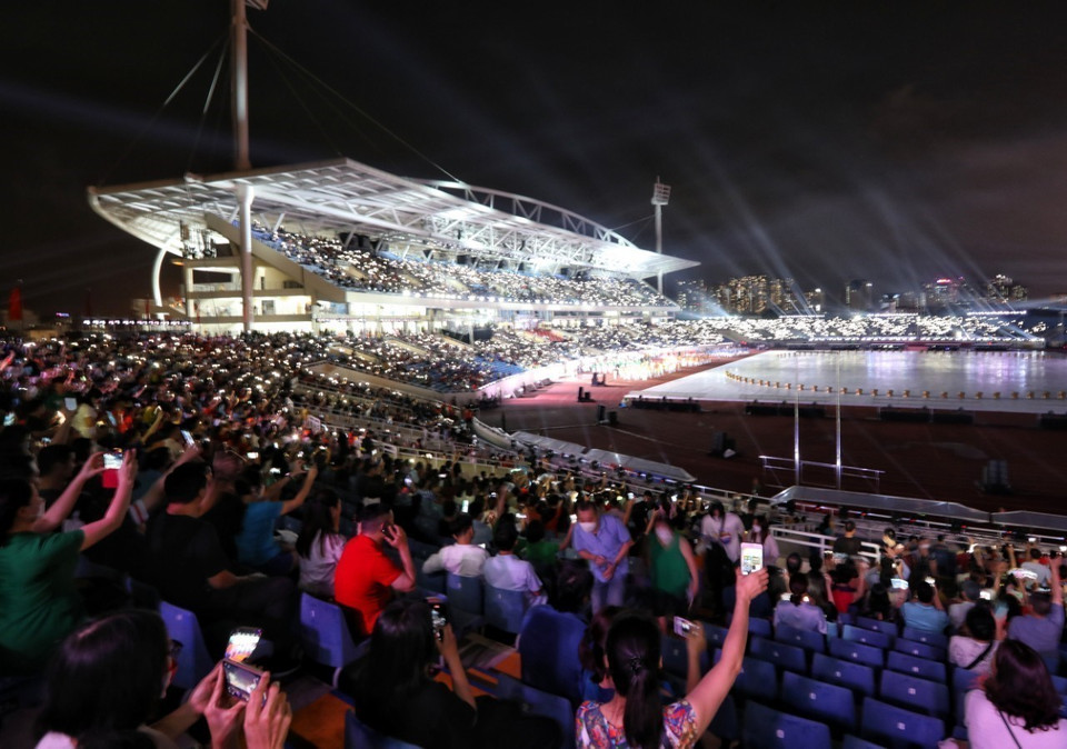 Sân vận động Mỹ Đình. (Ảnh: TTXVN)