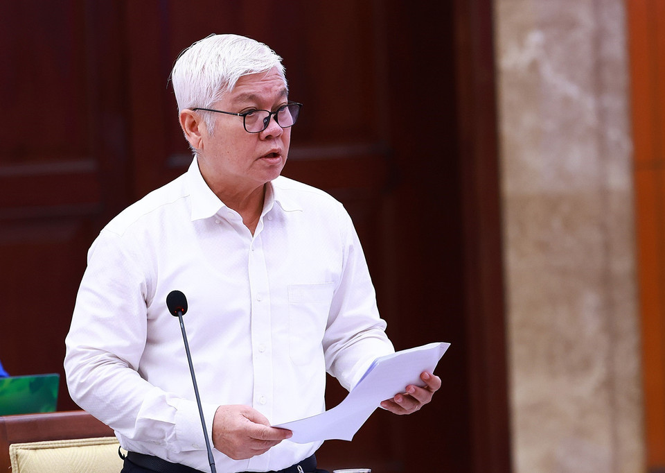 Bí thư Tỉnh ủy Bình Dương Nguyễn Văn Lợi phát biểu. (Ảnh: Dương Giang/TTXVN)