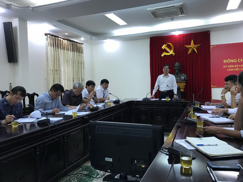 Cuộc họp ngày 16/8 do Sở Văn hóa và Thể thao Hà Nội tổ chức với sự tham gia của các nhà quản lý văn hóa, nhà khoa học và chính quyền địa phương đã hé mở hướng đi mới cho di tích này. (Ảnh: TTXVN phát)