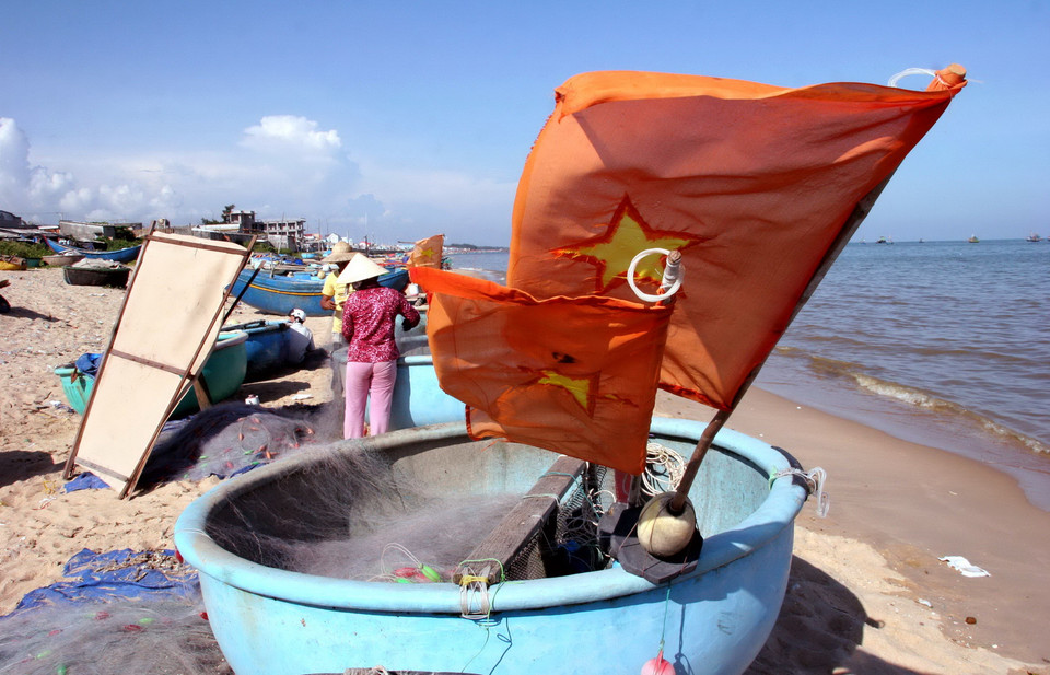 Những ngư dân ở đây rất mến khách. (Ảnh: Lưu Văn Đạt/Vietnam+)