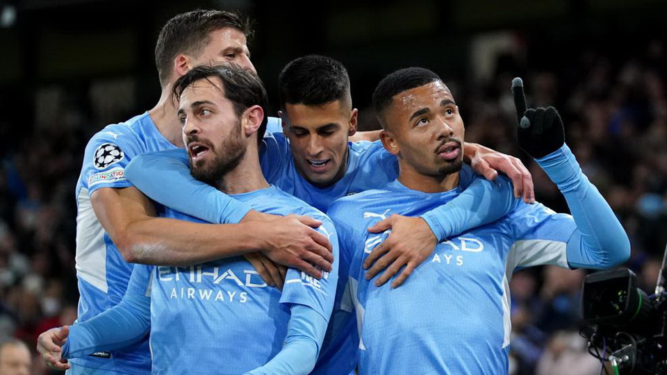 Manchester City đã giành chiến thắng ngược dòng 2-1 trước PSG ở trận cầu tâm điểm bảng A. (Nguồn: Getty Images)