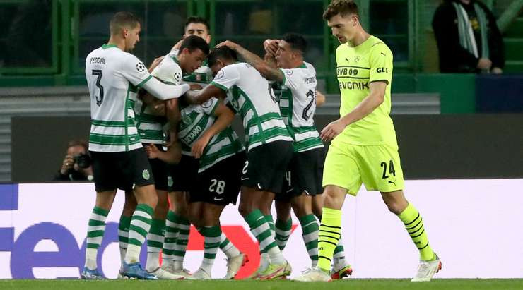 Sporting CP đã phục hận thành công bằng chiến thắng 3-1 trước Dortmund ở trận 'sinh tử.' (Nguồn: Reuters)