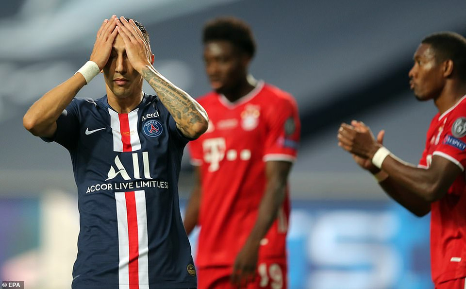 ...nhưng Di Maria và các đồng đội đều không tận dụng thành công. (Nguồn: EPA)