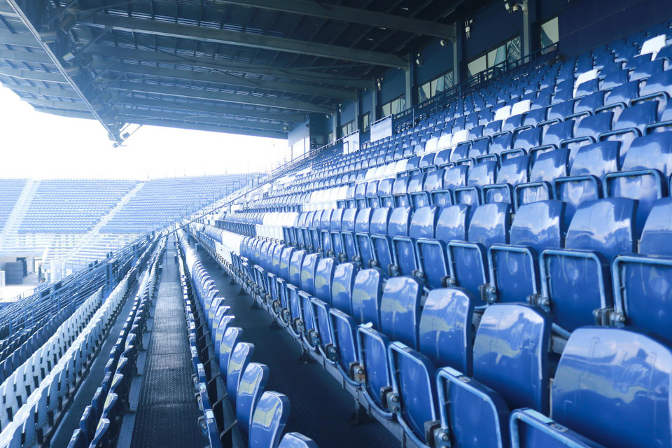 Chang Arena có sức chứa 32.600 người, được đánh giá là sân vận động hiện đại bậc nhất Thái Lan khi đạt chuẩn của thế giới về cơ sở vật chất rất hiện đại. Đây là sân nhà của câu lạc bộ Buriram United, đội bóng Xuân Trường đang đầu quân. (Ảnh: Nguyên An/Vietnam+)