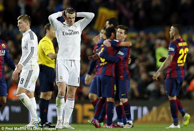 Ở trận "kinh điển" tại Camp Nou vừa qua, Bale thi đấu mờ nhạt.