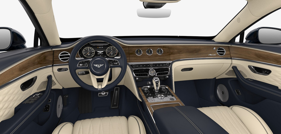 Tương tự Continental GTC S V8, Bentley Flying Spur V8 cũng được trang bị động cơ V8 twin-turbo 4.0L, công suất 550 mã lực và momen xoắn 770Nm cho khả năng tăng tốc 0-100 km/h trong 4,1 giây, tốc độ tối đa 318 km/h. (Ảnh nguồn: Bentley)