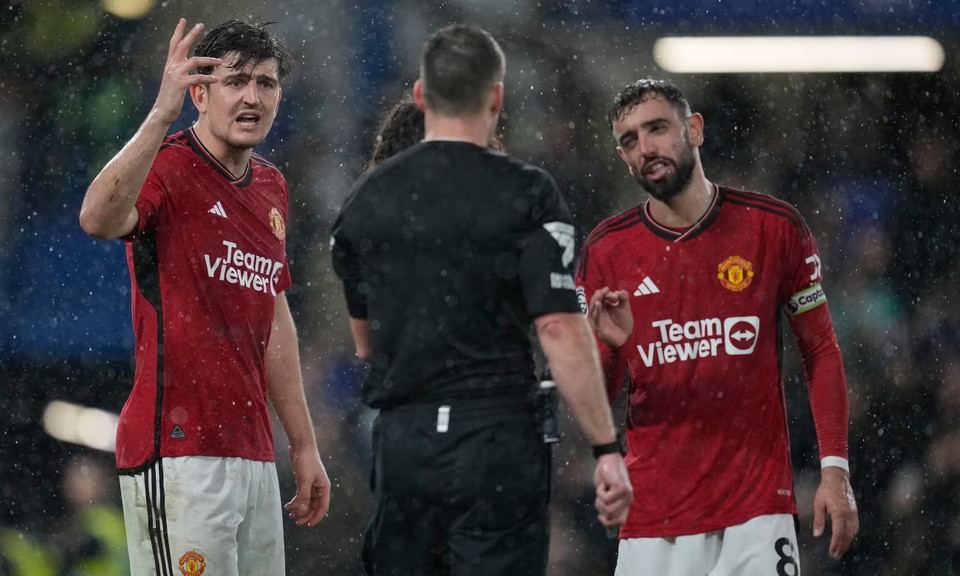 Tuy nhiên, họ đã không bảo vệ được thành quả khi để cho Chelsea hưởng penalty ở phút 90+7. (Nguồn: