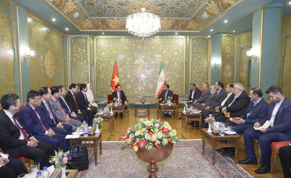 Quang cảnh buổi tiếp. (Ảnh: Doãn Tấn/TTXVN)