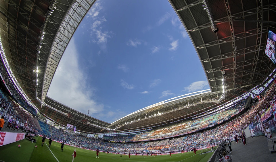 Sân vận động Leipzig có sức chứa 40.000 người và sẽ tổ chức 4 trận đấu ở EURO 2024. (Nguồn: AP)