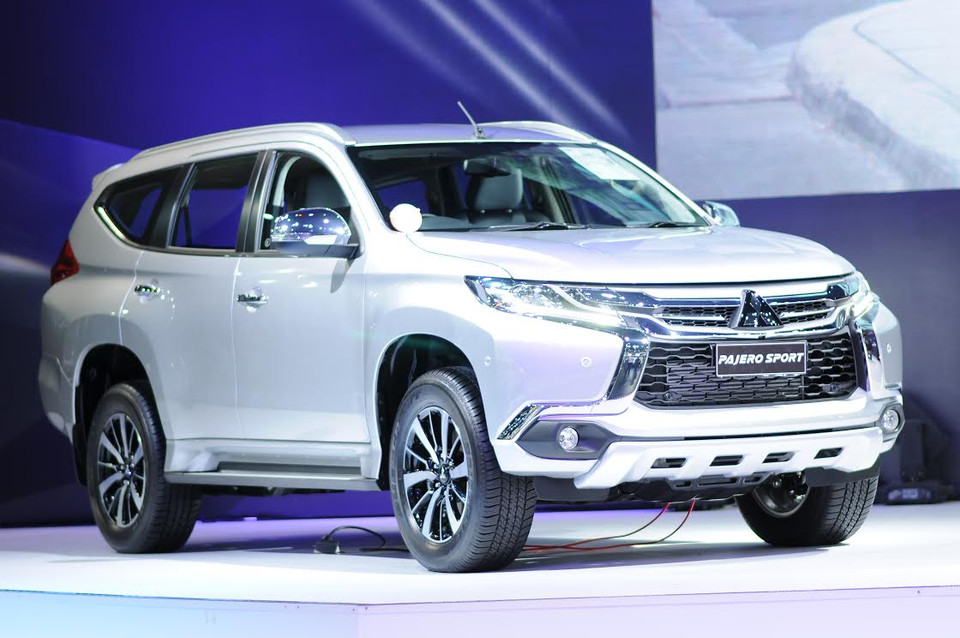 Pajero Sport của Mitsubishi. (Ảnh: Sơn Nam-Quang Thuận/Vietnam+)