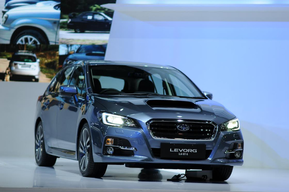 Levorg của hãng xe Nhật Bản Subaru. (Ảnh: Sơn Nam-Quang Thuận/Vietnam+) 