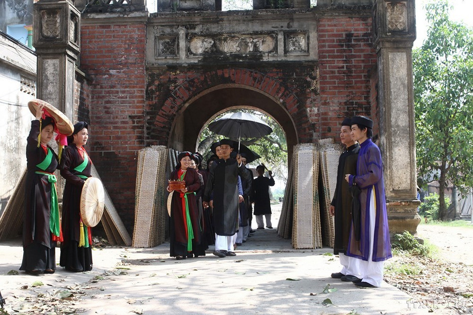 Ngày 30/9/2009, UNESCO chính thức ghi danh Dân ca Quan họ là Di sản văn hóa phi vật thể đại diện của nhân loại. (Ảnh: Thanh Hà/TTXVN)