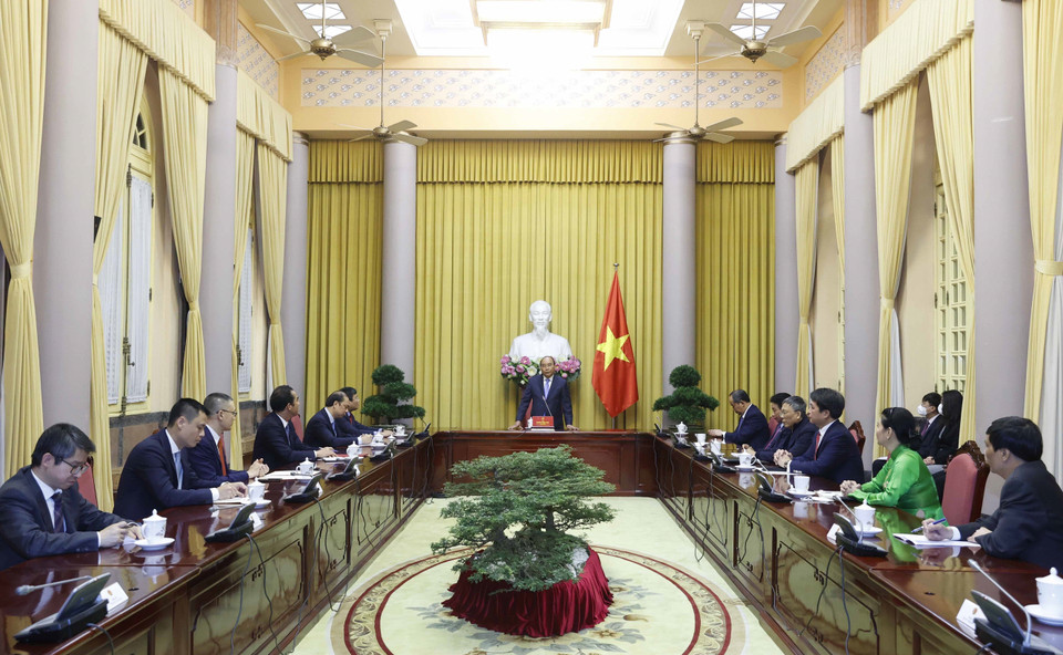 Quang cảnh buổi lễ. (Ảnh: Thống Nhất/TTXVN)