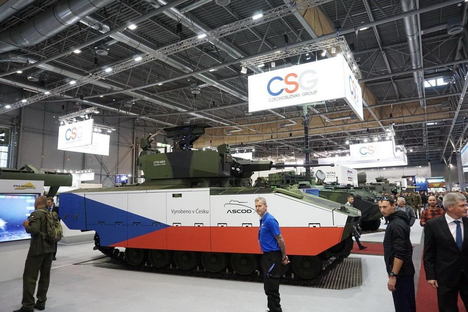 Gian trưng bày của CH Séc và Slovakia tại Hội chợ. (Ảnh: Hồng Kỳ/TTXVN)