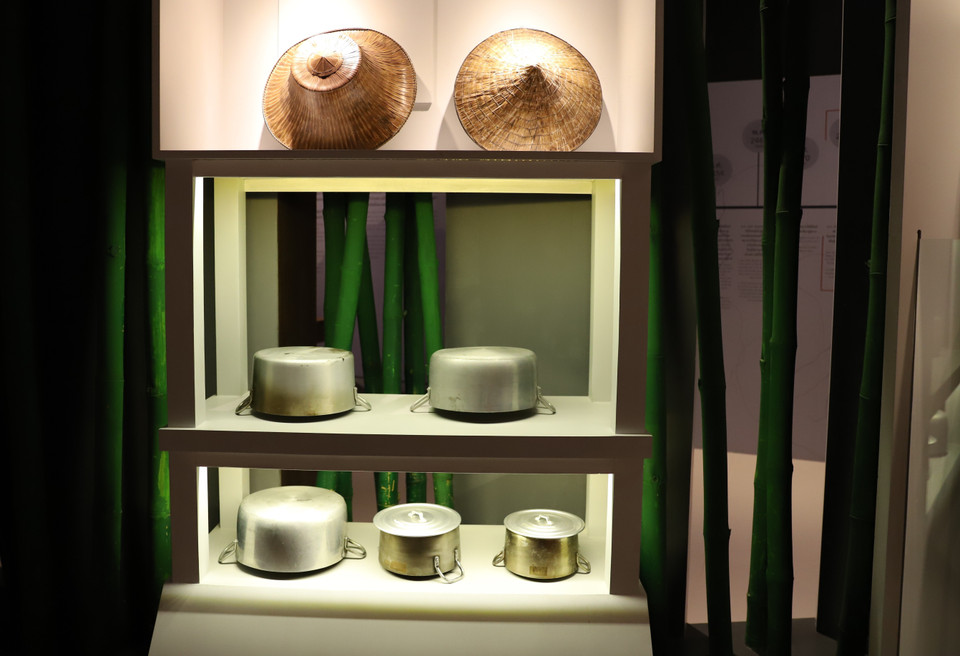 Hiện vật tại bảo tàng. (Ảnh: Hữu Kiên/TTXVN)