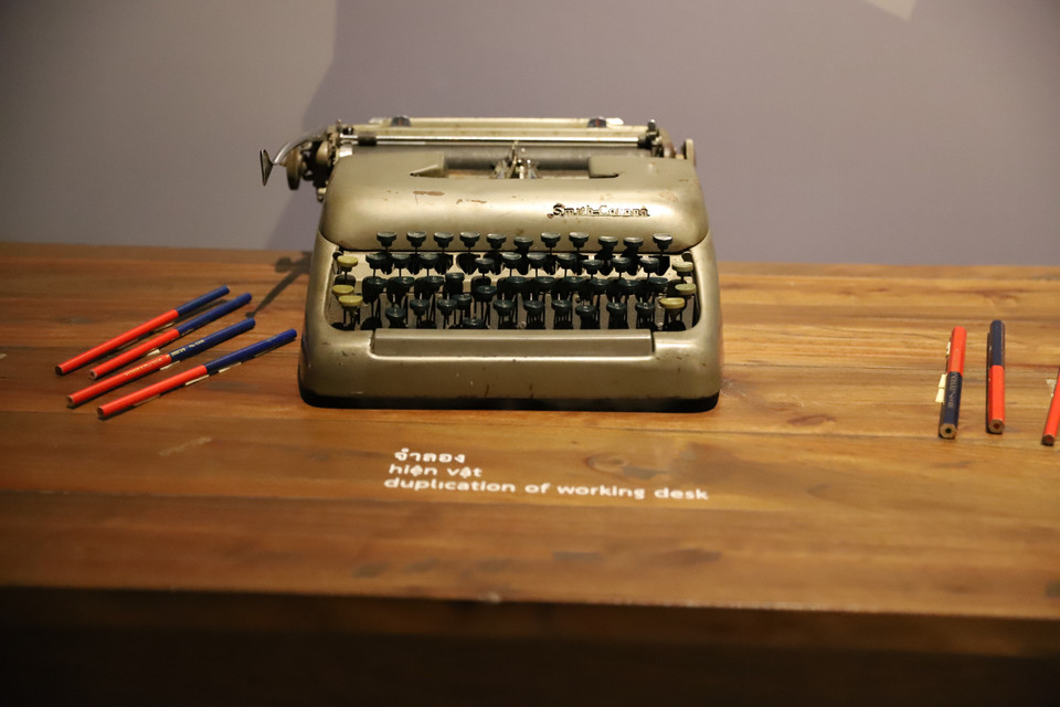 Hiện vật tại bảo tàng. (Ảnh: Hữu Kiên/TTXVN)