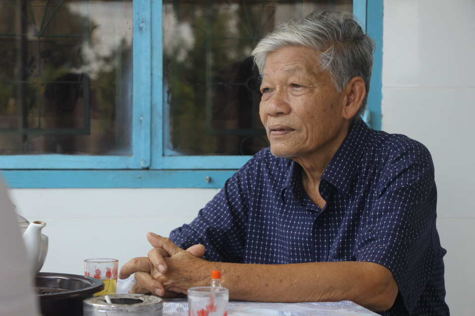 Anh hùng Lực lượng vũ trang nhân dân Nguyễn Văn Minh.(Ảnh: Đức Hạnh/TTXVN)