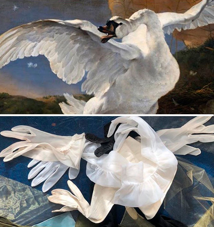  'The Threatened Swan' của Jan Asselijn. (Nguồn: Boredpanda)